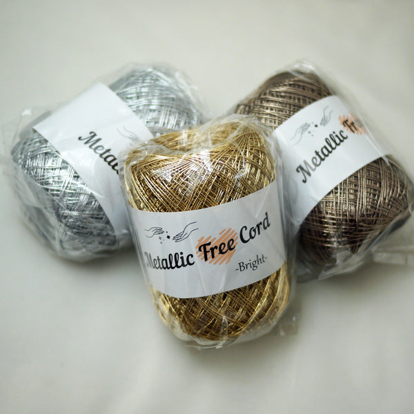 metallic free cord メタリックフリーコード パナミ【KN】ラメコード キラキラ