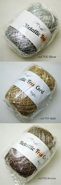 metallic free cord メタリックフリーコード パナミ【KN】ラメコード キラキラ