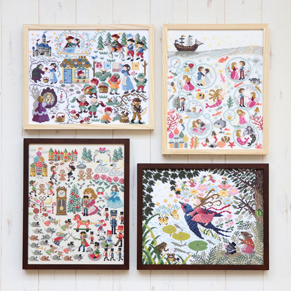 刺しゅうキット くるみ割り人形とネズミの王様 7572 オリムパス 【KY】 Nostalgic Story クロスステッチ 刺しゅう