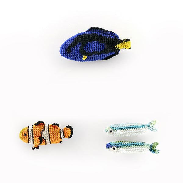 キット クロッシェ・アクアリウム EG-131 クマノミと泳ぐ海 オリムパス【KY】エミーグランデ あみぐるみ 手編み 編み物キット
