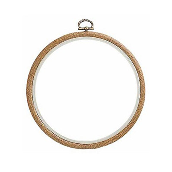 おしゃれフープ P-111 木目 内径約15.5cm オリムパス 【KY】 刺しゅう 額