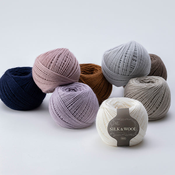 SILK & WOOL シルク & ウール オリムパス 【KY】 Olympus 毛糸 編み物 手編み糸