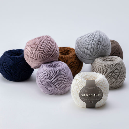 SILK & WOOL シルク & ウール オリムパス 【KY】 Olympus 毛糸 編み物 手編み糸