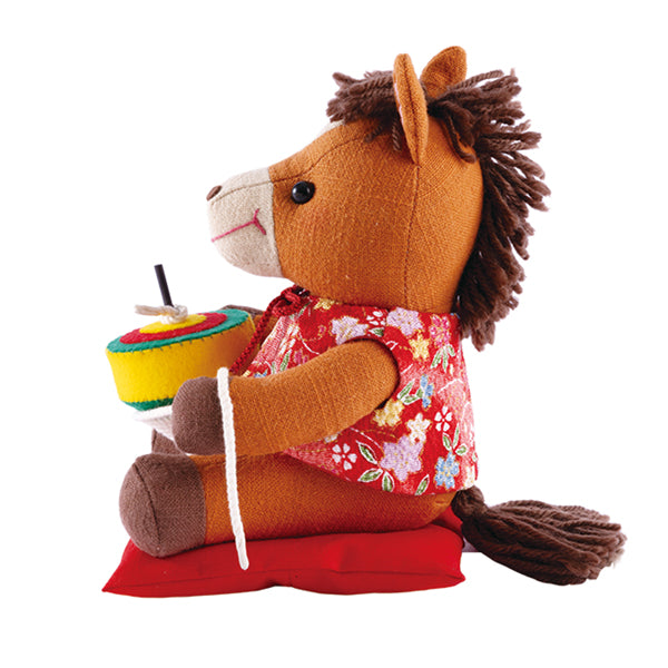 干支キット 2026年午 コマとお馬さん PA-821 オリムパス【KY】 ぬいぐるみキット