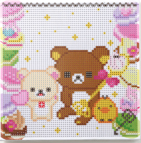 ダイヤモンドフィックス リラックマ Seets&Sweets DF22-RK001 【KN】ビーズ絵キット ダイヤモンドアート