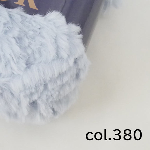在庫限り ルビー エコファー スキー毛糸 【KN】 2I RUBY ECO FUR 毛糸 編み物 超 極太 フェイク ファー 極太
