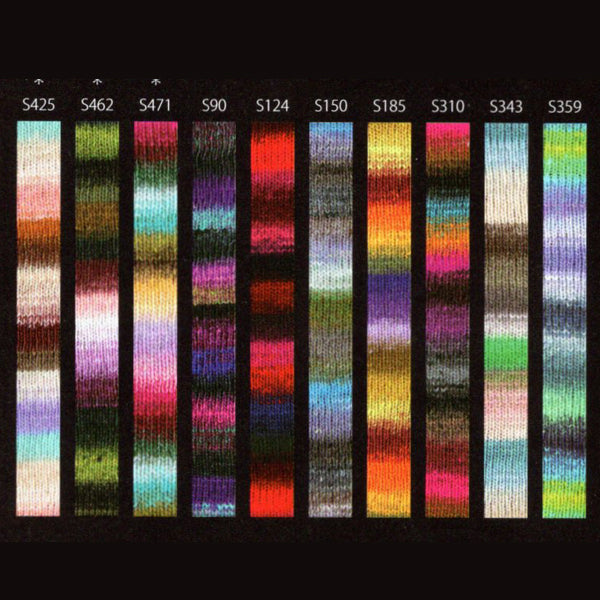 クレヨン ソックヤーン 100g 野呂英作 【KN】 毛糸 NORO 編み物 段染 靴下用毛糸 中細