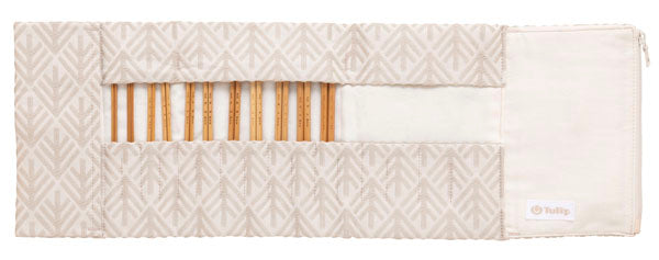 限定品 CarryC キャリーシー ロング Komorebi ベージュ こもれび TCC-17 【KN】切り替え式 竹輪針セット チューリップ 編み針