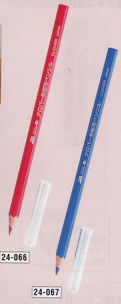 在庫限り 熱転写ペンシル 赤 24-066 クロバー 【KN】【MI】 ソーイング用品