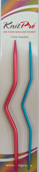 ニットプロ  アルミニウム製 なわあみ針 2本セット(2.50mm・4.00mm)45501 【KN】 編み物 手あみ なわ編み
