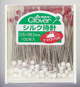 シルク待針 22-735 クロバーソーイング用品 :【KY】