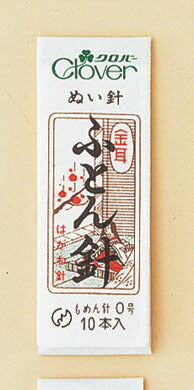 店頭在庫品 クロバー ぬい針 N-金耳針 木綿針 ふとん針 12-231【MI】【KN】