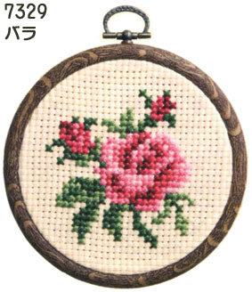 キット プチフープ 7329 バラ オリムパス 【KY】 olympus 刺しゅう クロスステッチ フルーツ&フラワー