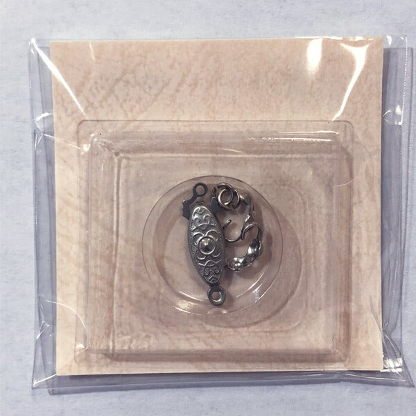 【店頭特価】TOHO クラスプセット (舟カン) a-504 MS (つや消しシルバー)【KN】: