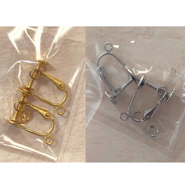【店頭特価】TOHO イヤリング 貼り付け式 ネジバネ兼用 a-544 MG MS【KN】: 平皿 アクセサリー金具 ハンドメイド 資材 材料 アクセサリー トーホー ビーズ 在庫限り