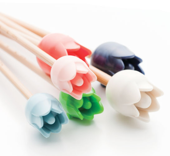 編み針キャップ(大)オレンジ AC-049 amicolle チューリップ  【KY】