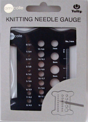 編み針ゲージ 糸巻き(ネイビー)  AC-053 【KY】 チューリップ