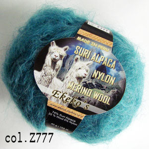 EKEKO's SURI ALPACA NYLON MERINOWOOLスーリーアルパカ トラリク Tlyarik オリジナル(ペルー製)3F 【KN】毛糸 編み物 アルパカ 高級獣毛糸 極太