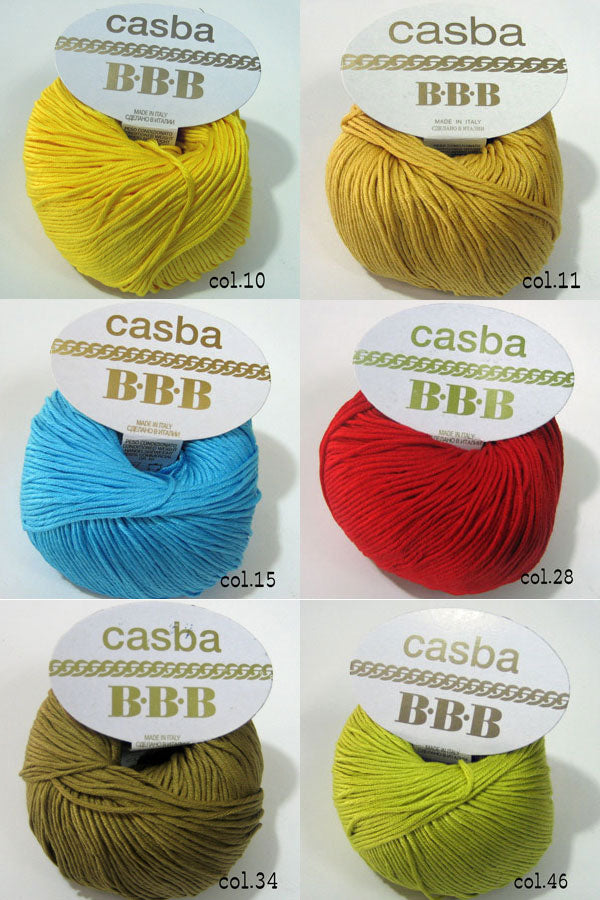 処分特価!! BBB CASBAカスバ 【イタリア直輸入】B.B.B FILATI  【KN】サマーヤーン 毛糸 編み物 並太