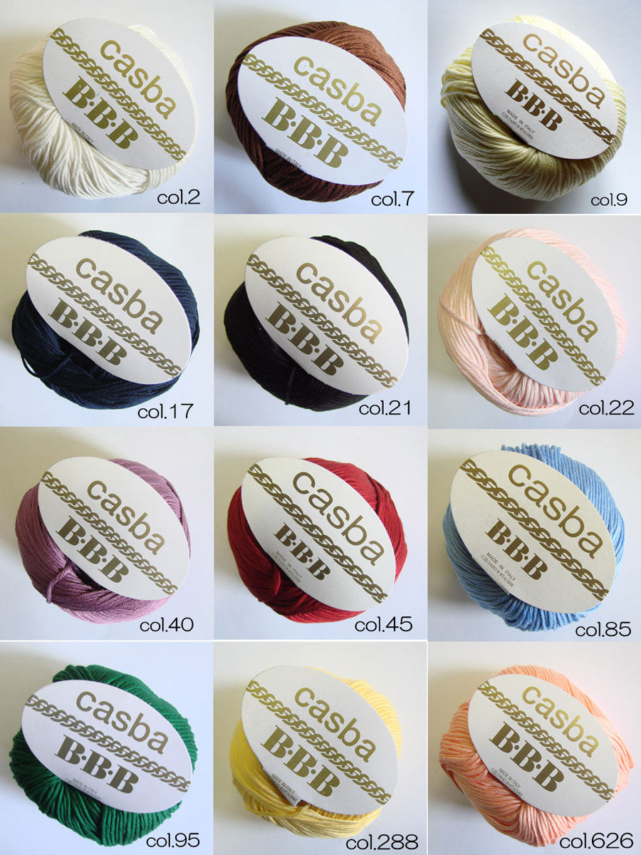 処分特価!! BBB CASBAカスバ 【イタリア直輸入】B.B.B FILATI  【KN】サマーヤーン 毛糸 編み物 並太