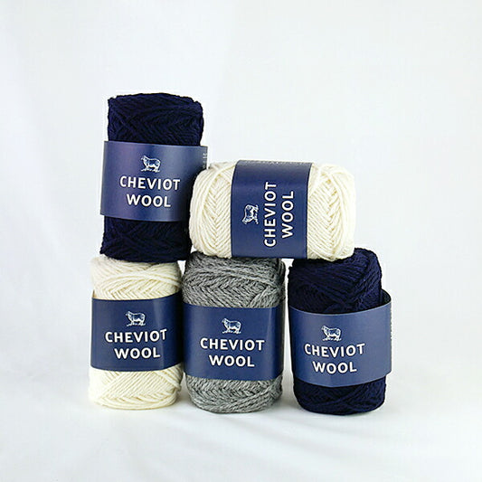 チェビオットウール ダルマ 【KY】 毛糸 編み物 並太 アラン模様 5100
