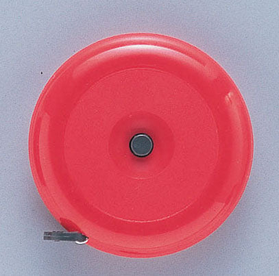 まんまるメジャー 赤 25-204【KY】【MI】クロバーソーイング用品