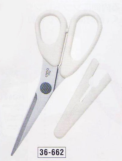 ステンレスはさみ キャポ 170 17cm 白 36-662 クロバー【KY】 はさみ 手芸 amazon