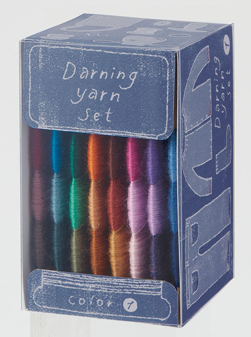 ダーニング糸 セット (カラー1) 57-589 クロバー 【KY】 24色セット ダーニングマッシュルーム