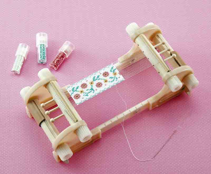 ビーズ織り機 BEADING LOOM クロバー 58-631 【KY】