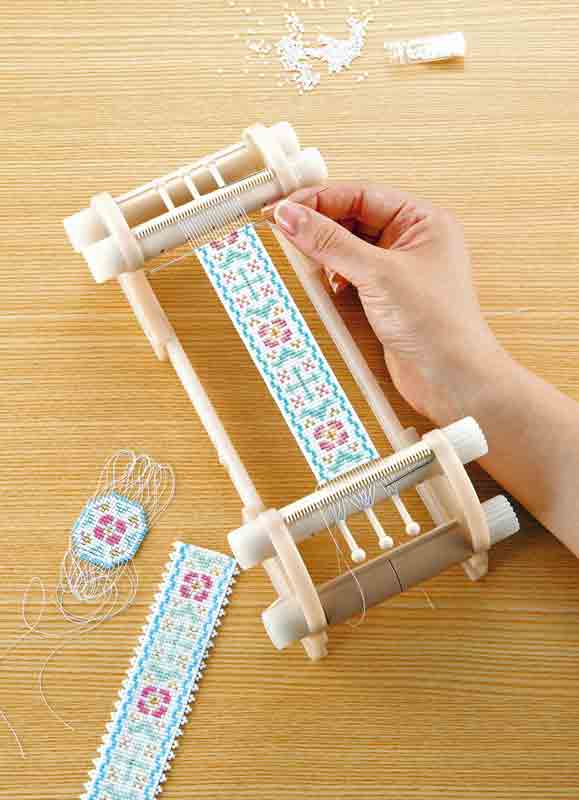 ビーズ織り機 BEADING LOOM クロバー 58-631 【KY】