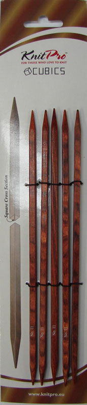 ニットプロ シンフォニーローズ キュービック棒針20cm5本針 11号(73126) 【KN】 編み物 手あみ