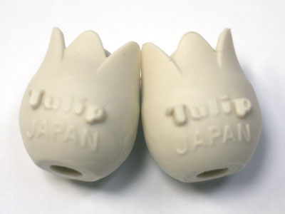 編み針キャップ(大)ホワイト AC-048 amicolle チューリップ  【KY】