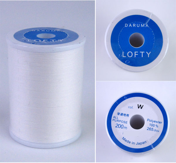ミシン糸 LOFTY ロフティ 普通地用 200m 横田 【KN】 ポリエステル 手芸 糸