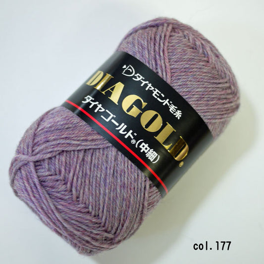 ダイヤゴールド 色B  ダイヤモンド毛糸 【KY】 毛糸 編み物 中細 品切174 101 371(25/5入荷予定)