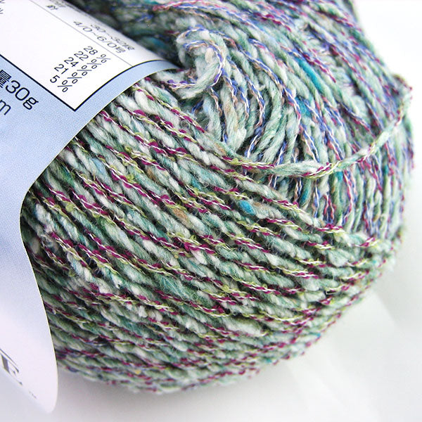 在庫限り ダイヤ シルクネージュ ダイヤモンド毛糸 【KN】3F 毛糸 編み物 シルク ファンシーヤーン 並太