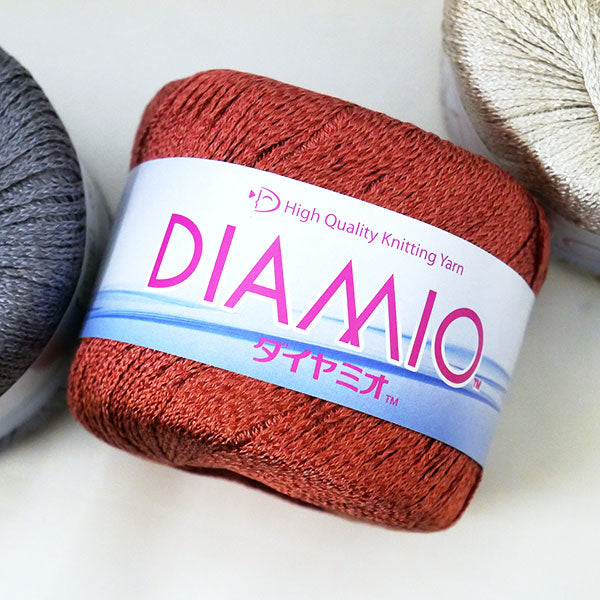 処分品 ダイヤ ミオ ダイヤモンド毛糸 2J 【KN】 サマーヤーン 毛糸 編み物 並太 2201 特価