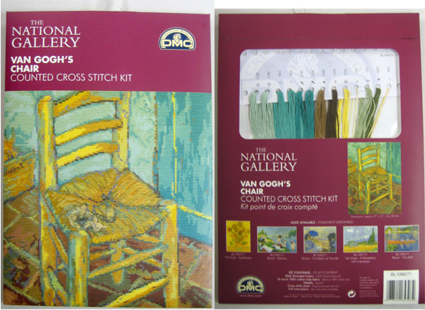 DMC 刺しゅうキット BL1066/71 ヴァン・ゴッホ ゴッホの椅子 【KY】 THE NATIONAL GALLERY クロスステッチ amazon
