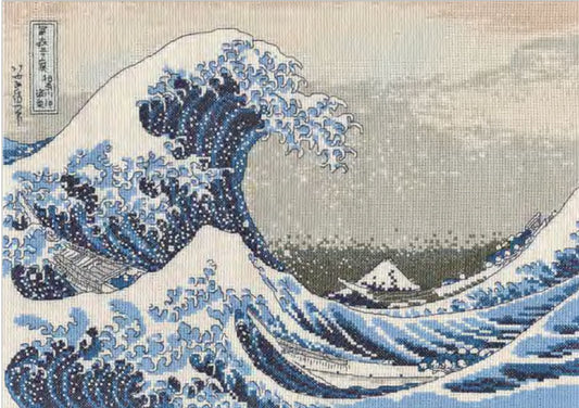 DMC 刺しゅうキット BL1145/73 葛飾北斎「神奈川沖浪裏」 The Great Wave 【KY】 クロスステッチ THE BRITISH MUSEUM amazon