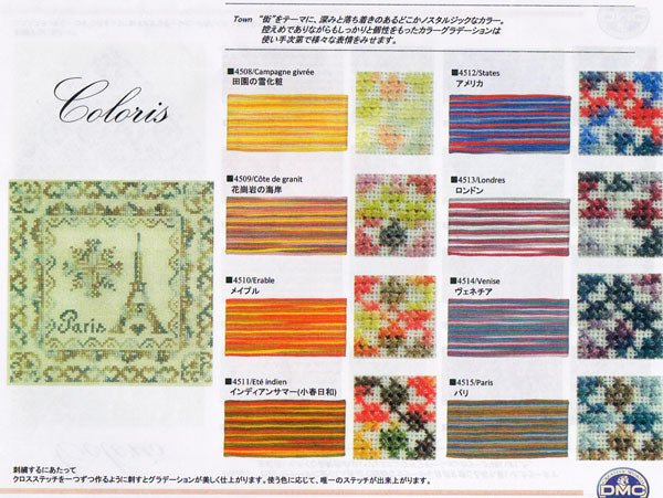 DMC Coloris/コロリ 25番 グラデーションカラー 刺しゅう糸 Town 【KY】【MI】
