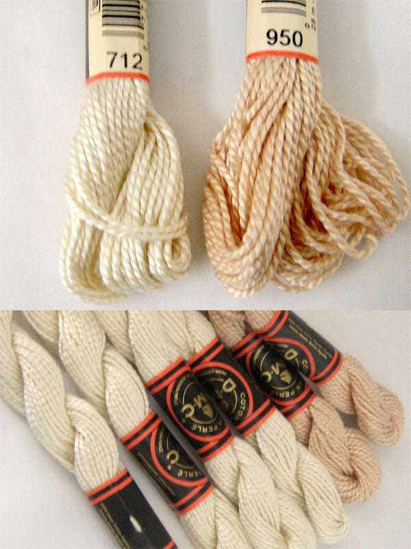 DMC 刺しゅう糸 5番 コットンパール 115#5 色2 【KY】: カラー抜粋色 ししゅう糸 刺繍