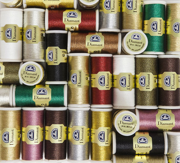 DMC DIAMANT ディアマント メタリック刺繍糸 DMC380 【KN】 ラメ 刺しゅう糸 タティング