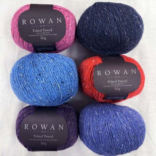フェルテッドツイード Felted Tweed 色B ROWAN 【KY】 DMC 毛糸 編み物 中細 ツイード ローワン