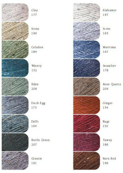 フェルテッドツイード Felted Tweed 色C ROWAN 【KY】 DMC 毛糸 編み物 中細 ツイード ローワン