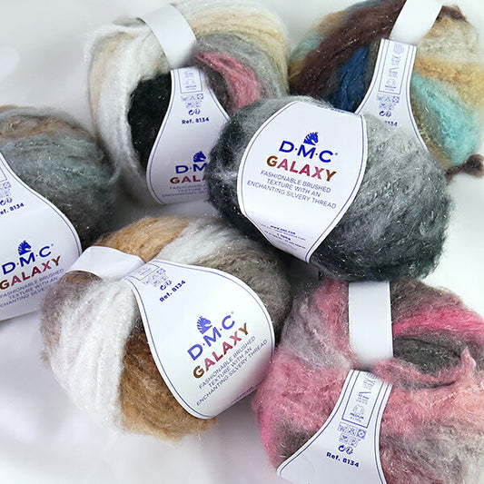 DMC GALAXY ギャラクシー 【KN】 毛糸 超極太 編み物 ラメ糸 段染