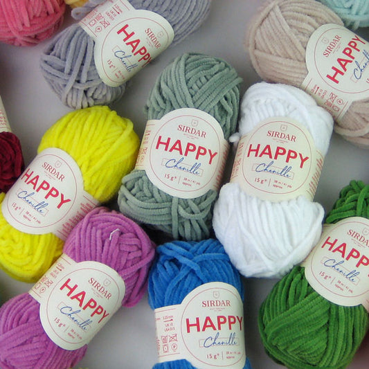 DMC ハッピー シェニール 色B 【KN】 あみぐるみ 毛糸 編み物