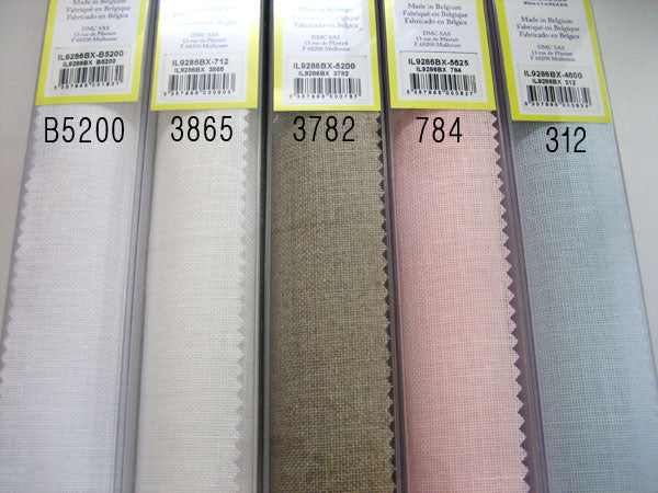 DMC 刺繍布 リネン 28カウント(110目) IL9286BX 【KY】: 刺しゅう布 38.1×45.7cm リネン カットクロス