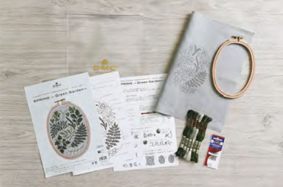 DMC 刺しゅう枠付 刺しゅうキット JPT23 AUTUMN -Autumn Forest- 【KY】DMC×樋口愉美子