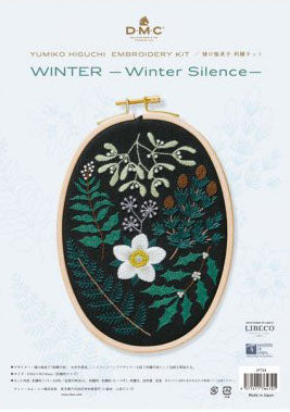 DMC 刺しゅう枠付 刺しゅうキット JPT24 WINTER -Winter - 【KY】DMC×樋口愉美子