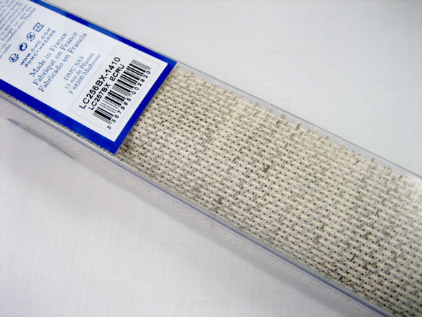 DMC 刺繍布 アイーダリネン 14カウント(55目) LC257BX ECRU 【KY】 刺しゅう布 38.1×45.7cm AIDA カットクロス