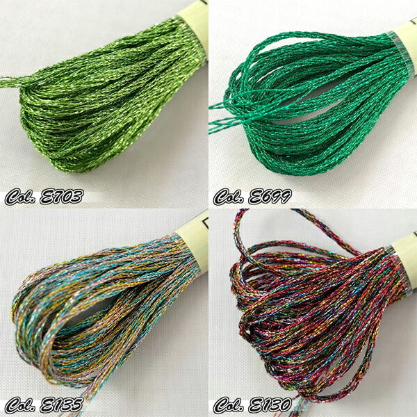 DMC ライトエフェクト糸 色1(品番317w) 25番 刺しゅう糸 【KN】